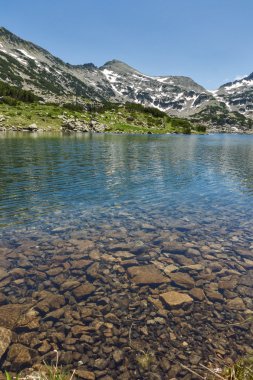 Panoramik Dzhano tepe ve Popovo Gölü, Pirin Dağı