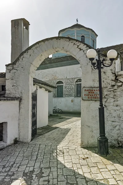 Heliga jungfru kyrka i byn Panagia, Thassos island, Östra Makedonien och Thrakien — Stockfoto