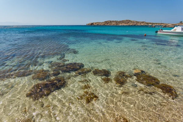 Paranga Beach on the island of Mykonos, Cyclades — Stock Photo, Image