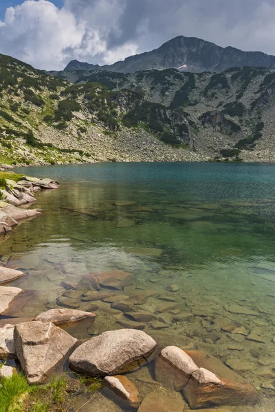 Landscape of Banderishki Chukar Peak and The Fish Lake, Pirin Mountain — Stok Foto