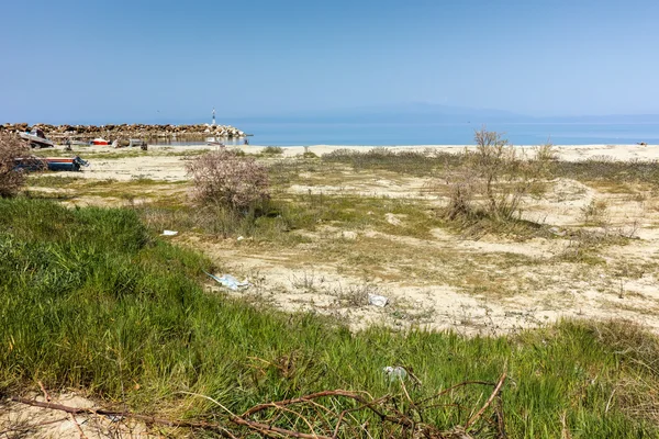 Strand van Skala Maries, Thassos island, Oost-Macedonië en Thracië — Stockfoto