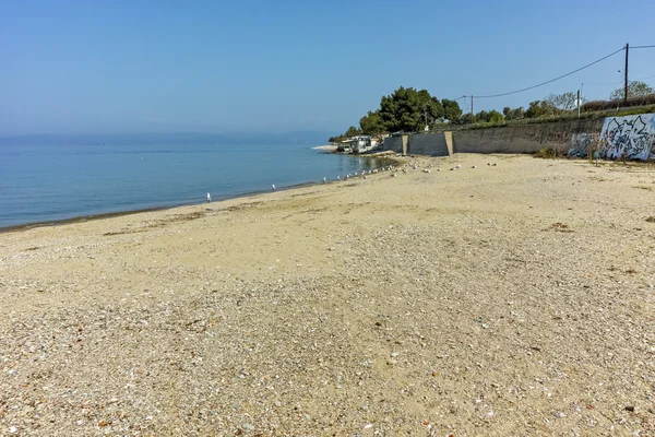 Spiaggia di Skala Kallirachis, isola di Taso, Macedonia orientale e Tracia — Foto Stock