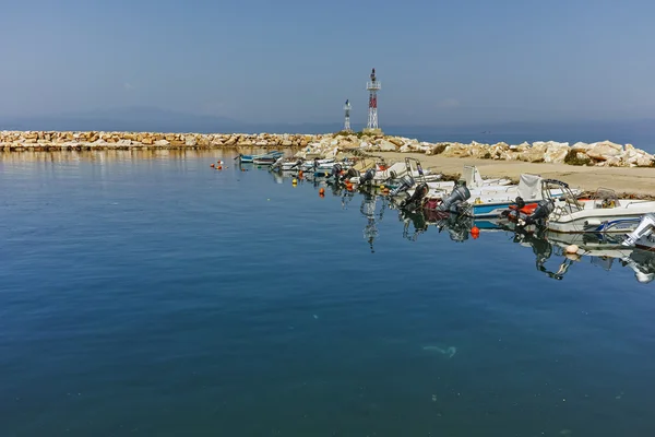 Porto di Skala Sotiros, isola di Taso, Macedonia orientale e Tracia — Foto Stock