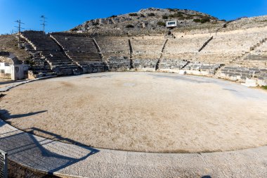 Philippi, Doğu Makedonya ve Trakya arkeolojik alanda antik amfi tiyatro kalıntıları