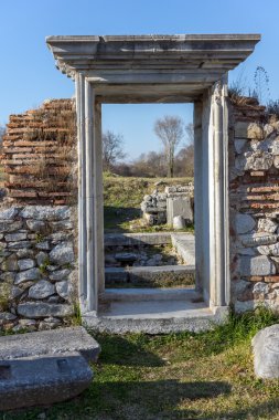 Antik Philippi, Doğu Makedonya ve Trakya arkeolojik alanda Bazilikası Kapı