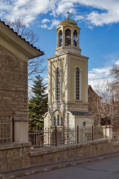 Sino torre da peixe Igreja St Mary Anunciação, Asenovgrad — Fotografia de Stock