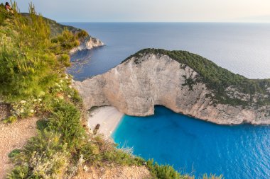 Şaşırtıcı Panorama Navagio batık beach, Zakynthos