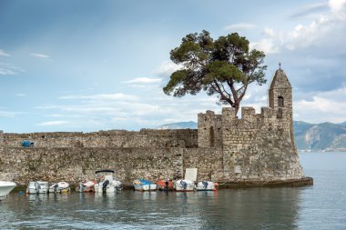 Bağlantı noktası Nafpaktos şehir, sur