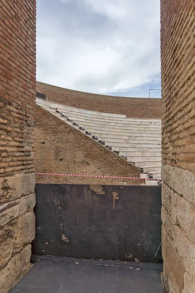 Romjai a római Odeon, Patras, Peloponnészosz — Stock Fotó
