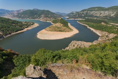 Şaşırtıcı Panorama Arda Nehri Menderes ve Kırcaali rezervuar,