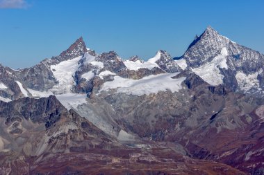 İsviçre Alpleri Panorama matterhorn buzul cennet Alpler için