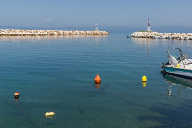 Panorama, bağlantı noktası, Skala Sotiros, Thassos Adası, Doğu Makedonya ve Trakya