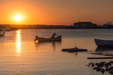 Süzebolu bağlantı noktası, Burgaz bölge üzerinde şaşırtıcı günbatımı