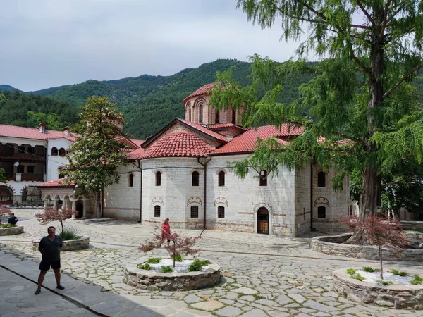 Bachkovo Monastery Bulgaria Июля 2020 Года Средневековые Здания Бачковском Монастыре — стоковое фото
