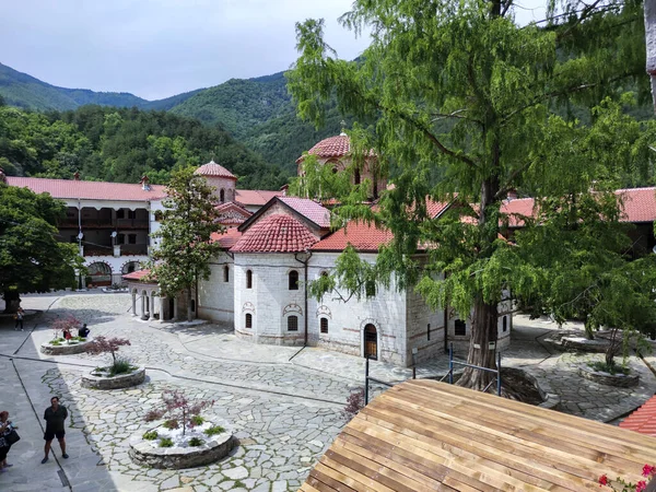 Bachkovo Monastery Bulgária Julho 2020 Edifícios Medievais Mosteiro Bachkovo Dormição — Fotografia de Stock