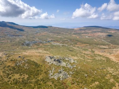 Vitosha Dağı 'nın hava manzarası, Sofya Şehir Bölgesi, Bulgaristan
