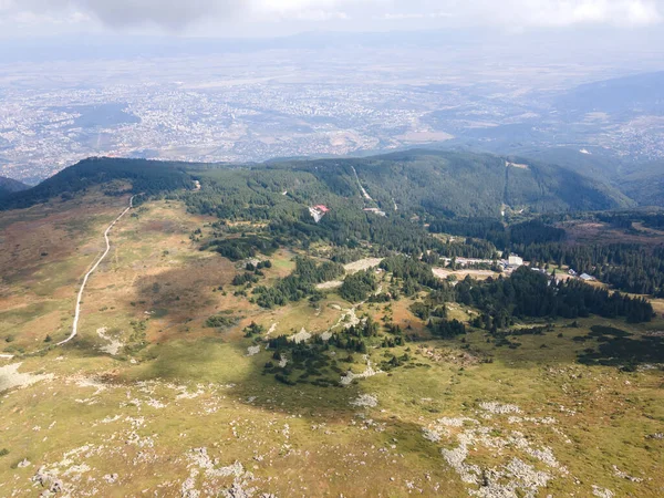Luftaufnahme Der Landschaft Des Vitosha Gebirges Stadtgebiet Sofia Bulgarien — Stockfoto