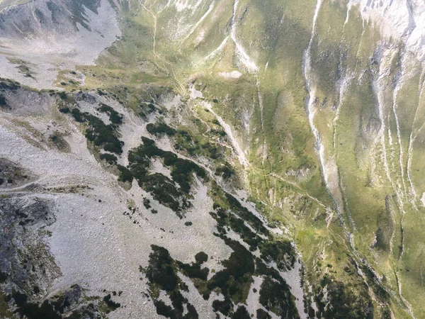 Vihren Zirvesinin Hava Manzarası Rila Dağı Bulgaristan — Stok fotoğraf