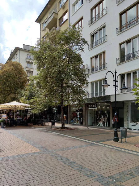 Sofia Bulgaria September 2020 Walking People Boulevard Vitosha City Sofia — 图库照片