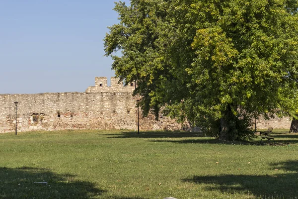 Smederevo Serbia Sierpień 2019 Ruiny Twierdzy Wybrzeży Dunaju Miejscowości Smederevo — Zdjęcie stockowe