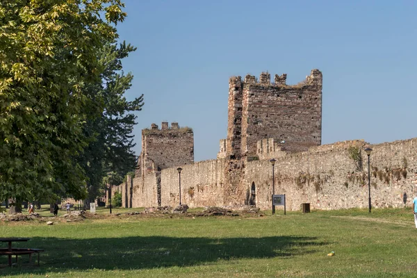 Smederevo Serbia Agosto 2019 Ruinas Fortaleza Costa Del Río Danubio — Foto de Stock