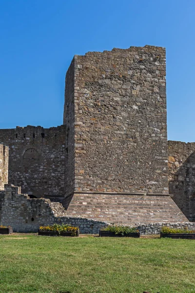 Smederevo Sérvia Agosto 2019 Ruínas Fortaleza Costa Rio Danúbio Cidade — Fotografia de Stock