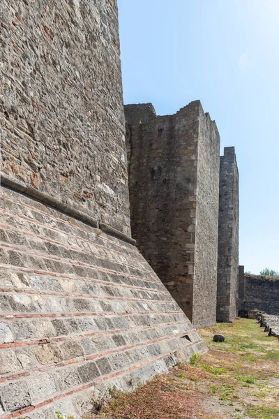 Smederevo Sérvia Agosto 2019 Ruínas Fortaleza Costa Rio Danúbio Cidade — Fotografia de Stock