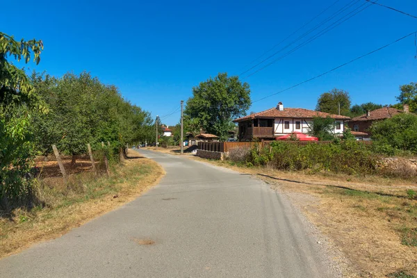 Maisons Anciennes Xixe Siècle Dans Village Historique Brashlyan Région Burgas — Photo