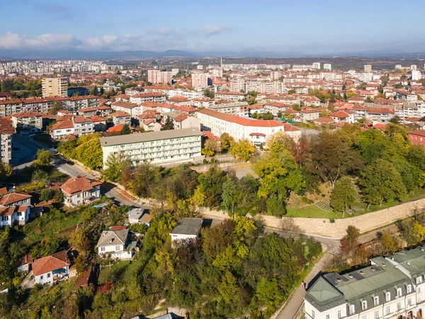 Amazing Aerial View Center Town Lovech Bulgaria — Stock Photo, Image