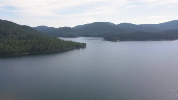 Θέα Καλοκαίρι Του Golyam Beglik Reservoir Pazardzhik Region Βουλγαρία — Αρχείο Βίντεο