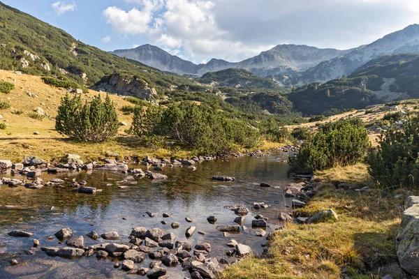 Herbstlandschaft Des Flusses Banderitsa Pirin Gebirge Bulgarien — Stockfoto