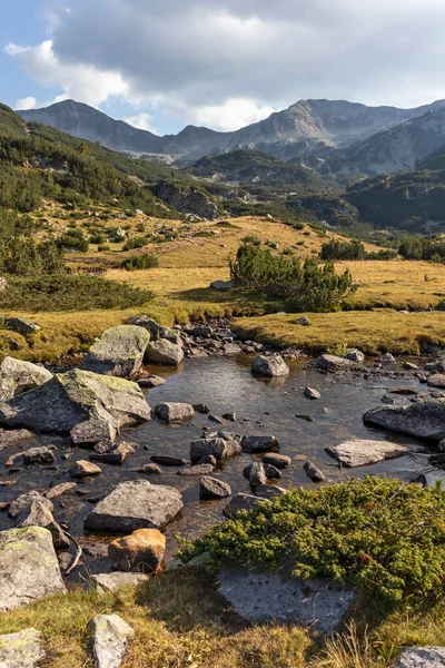 Herbstlandschaft Des Flusses Banderitsa Pirin Gebirge Bulgarien — Stockfoto