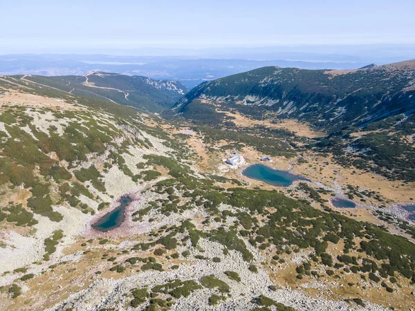 Veduta Aerea Dei Laghi Musalenski Montagna Rila Bulgaria — Foto Stock