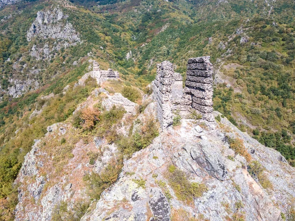 Letecký Pohled Zříceninu Pevnosti Anevsko Kapusta Města Sopot Plovdivský Kraj — Stock fotografie