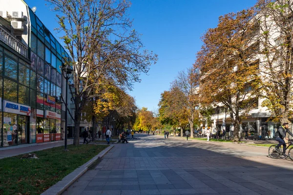 Ruse Bulgaria Noviembre 2020 Edificio Típico Calle Centro Ciudad Ruse —  Fotos de Stock