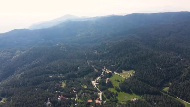Aerial View Popovi Livadi Area Pirin Mountain Bulgária — Stock videók