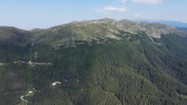 Αεροφωτογραφία Της Κορυφής Orelyak Κοντά Στο Χωριό Popovi Livadi Pirin — Αρχείο Βίντεο