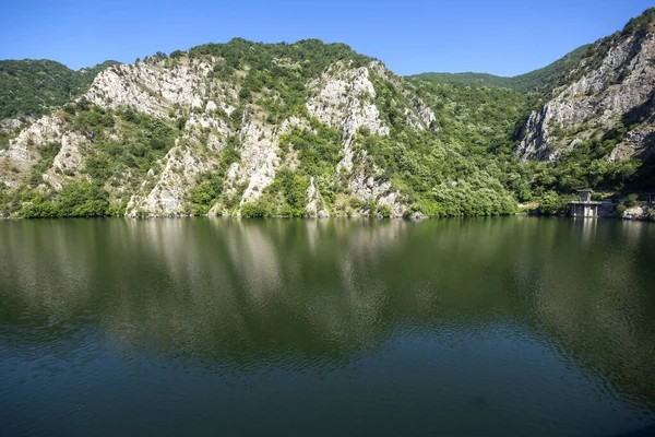 Sommerliche Landschaft Des Krichim Stausees Auf Den Rhodopen Region Plovdiv — Stockfoto