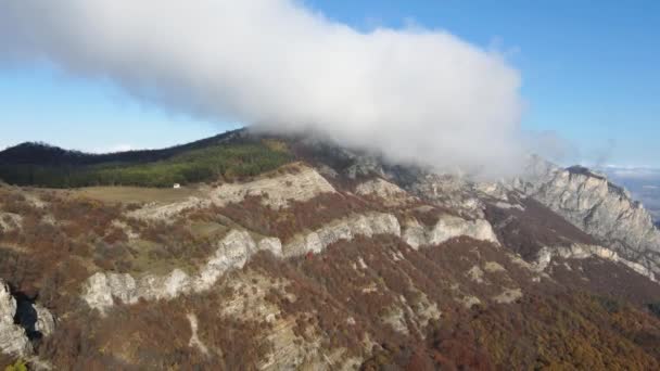 Atemberaubende Herbstlandschaft Des Balkans Und Des Vratsata Passes Bulgarien — Stockvideo