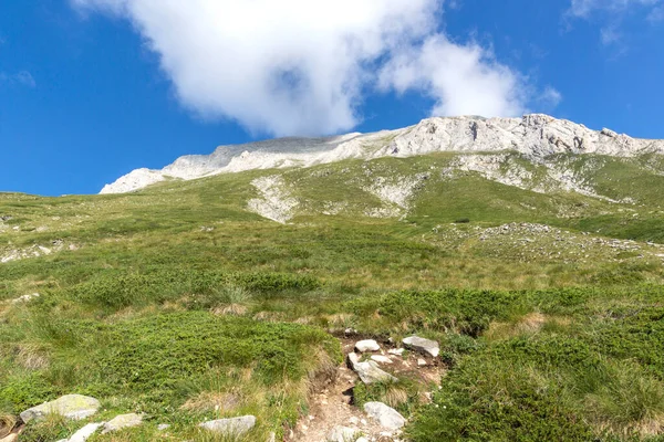 Fantastiskt Landskap Med Vihren Peak Pirin Mountain Bulgarien — Stockfoto