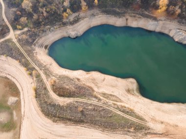 Pyasachnik (Kumtaşı) Reservoir, Sredna Gora Dağı, Filibe Bölgesi, Bulgaristan