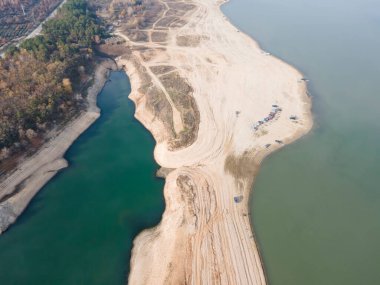 Pyasachnik (Kumtaşı) Reservoir, Sredna Gora Dağı, Filibe Bölgesi, Bulgaristan
