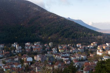 Bulgaristan 'ın Vratsa ve Stara planina Dağı' nın panoramik manzarası