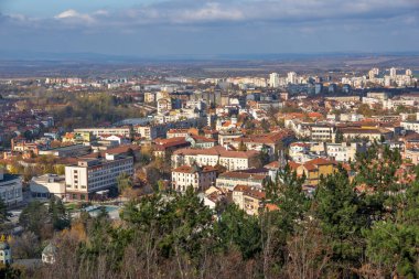 Bulgaristan 'ın Vratsa ve Stara planina Dağı' nın panoramik manzarası