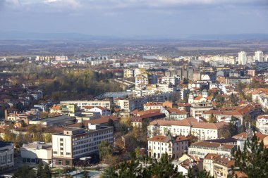 Bulgaristan 'ın Vratsa ve Stara planina Dağı' nın panoramik manzarası