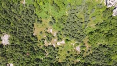 Belintash 'ın havadan görünüşü - Bulgaristan' ın Rodop Dağlarındaki tanrı Sabazios 'a adanmış antik tapınak