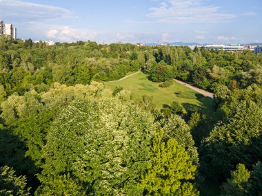 Bulgaristan 'ın Sofya kentindeki South Park' ın şaşırtıcı hava manzarası