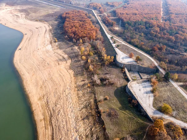 Luftaufnahme Des Pjasatschnik Stausees Sredna Gora Gebirge Region Plovdiv Bulgarien — Stockfoto