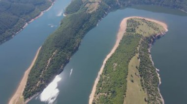 Bulgaristan 'ın başkenti Arda Nehri' nin şaşırtıcı havacılık manzarası
