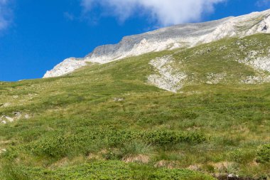 Vihren Tepesi 'nin İnanılmaz Manzarası, Pirin Dağı, Bulgaristan